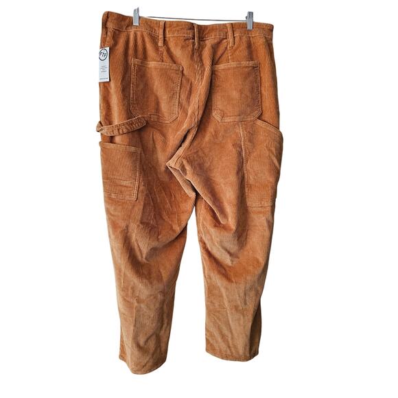 Fashion to Figure Womens Wide Leg Carpenter Style Corduroy Pants Sz 2 (Fits 2X) - Picture 5 of 16